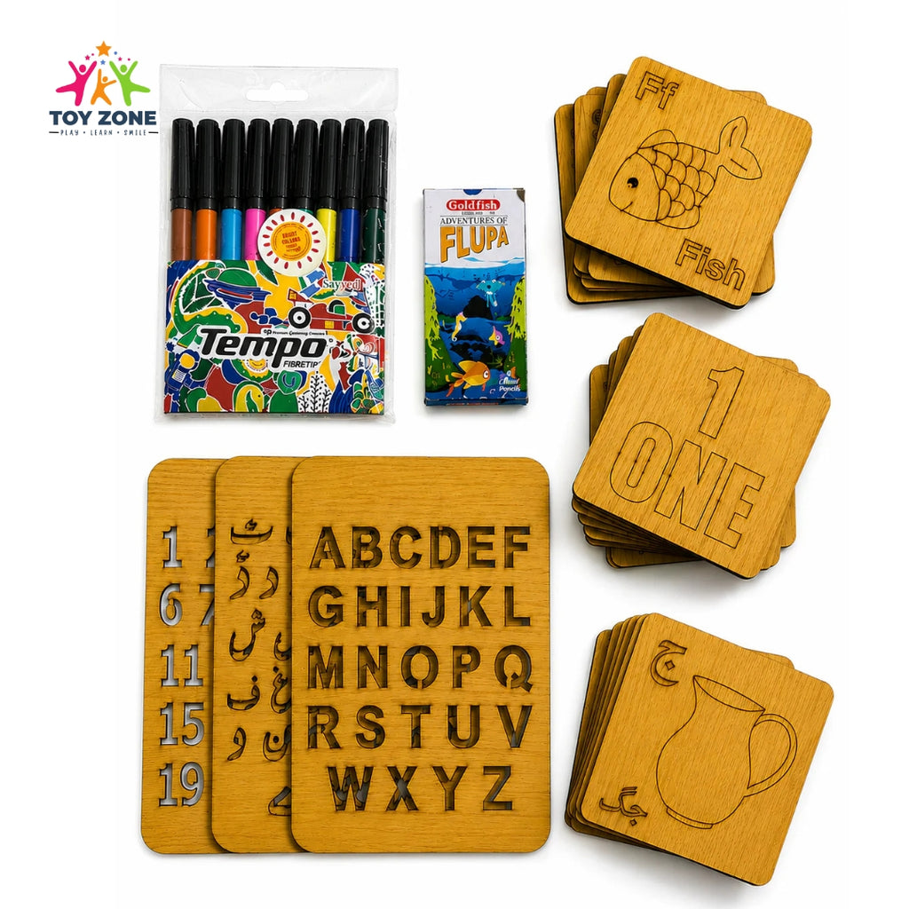 Premium 6-in-1 Educational Learning Kit for Kids